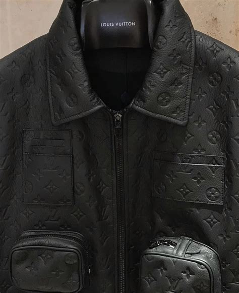 black louis vuitton jacket mens|lv jacket price.